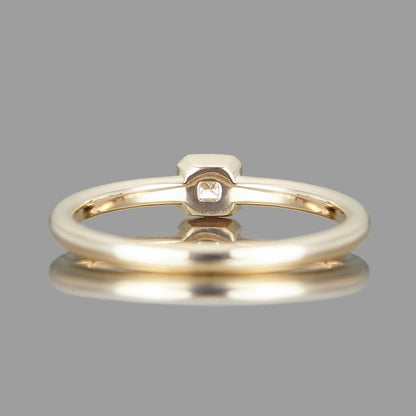 Princess Cut Moissanite Wedding Ring