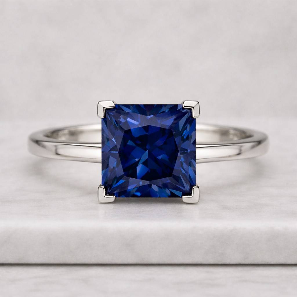 princess diamond engagement ring small diamond promise ring unique white gold ring