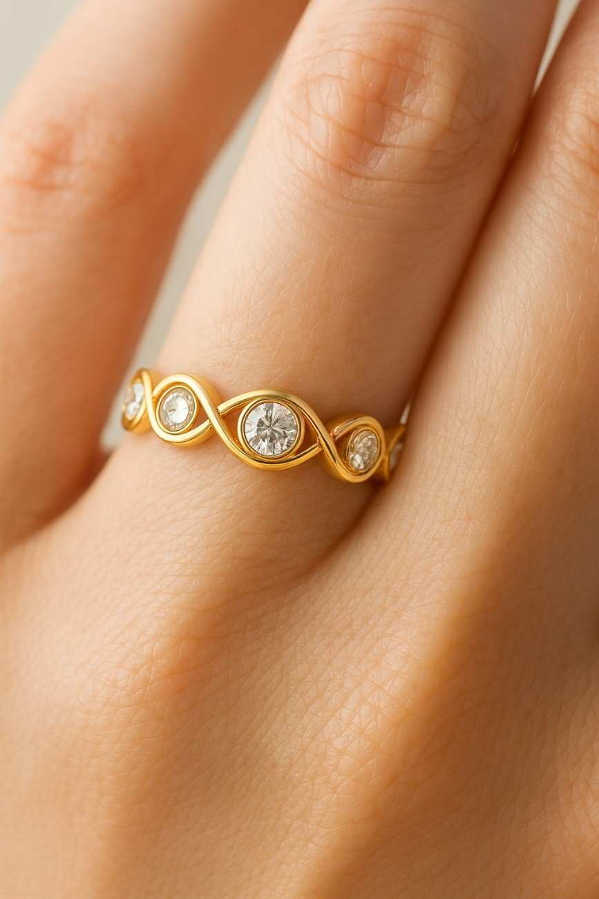 Promise Ring Women Tiny Engagement Ring