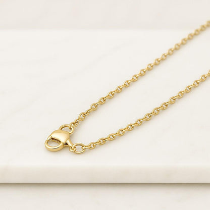 Prong Set Eco Friendly Diamond Bridal Necklace 14K Solid Gold Solitaire Necklace For Her