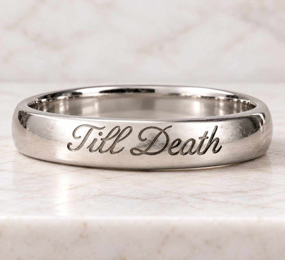 Quatre Ring, 9ct Yellow Gold, 4 Petal Flower Pattern, Unique Wedding Ring, Victorian Inspired Gold Ring, Floral Design, Handmade to Order
