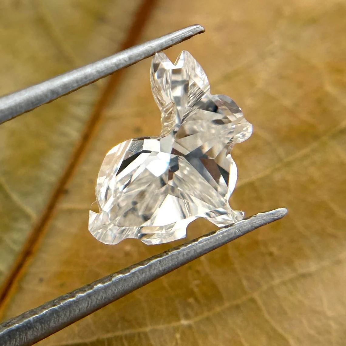 Rabbit Fancy Shape Lab Grown Diamond for Rings & Studs for Her, Antique Diamond Jewelry