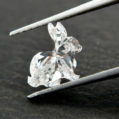 Rabbit Shape Unique Diamond Lab Grown Diamond Loose For Unisex