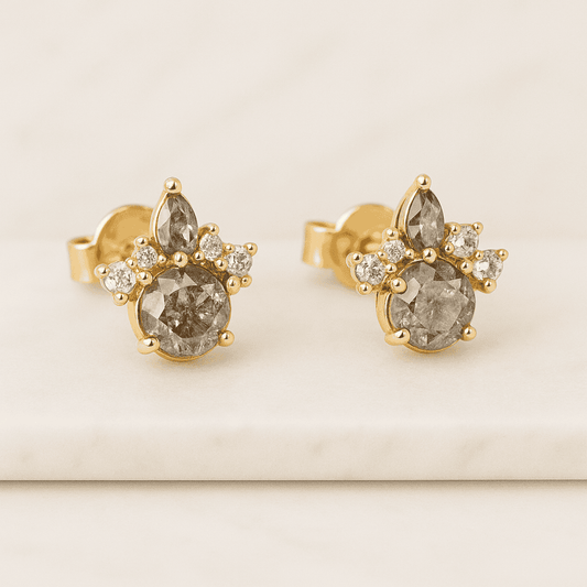 Diamond Engagement Ring Cushion Diamond Ring Unique 3 Diamond Wedding Ring Genuine Lab Grown Diamond Ring