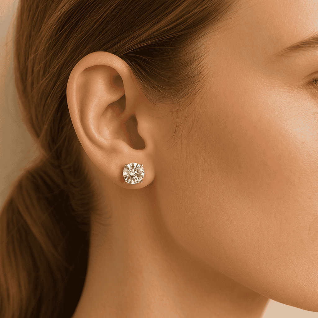 Radiant Lab Grown Diamond Ring Radiant Cut Engagement Ring Five Stone Ring Lab Diamond Solitaire Ring