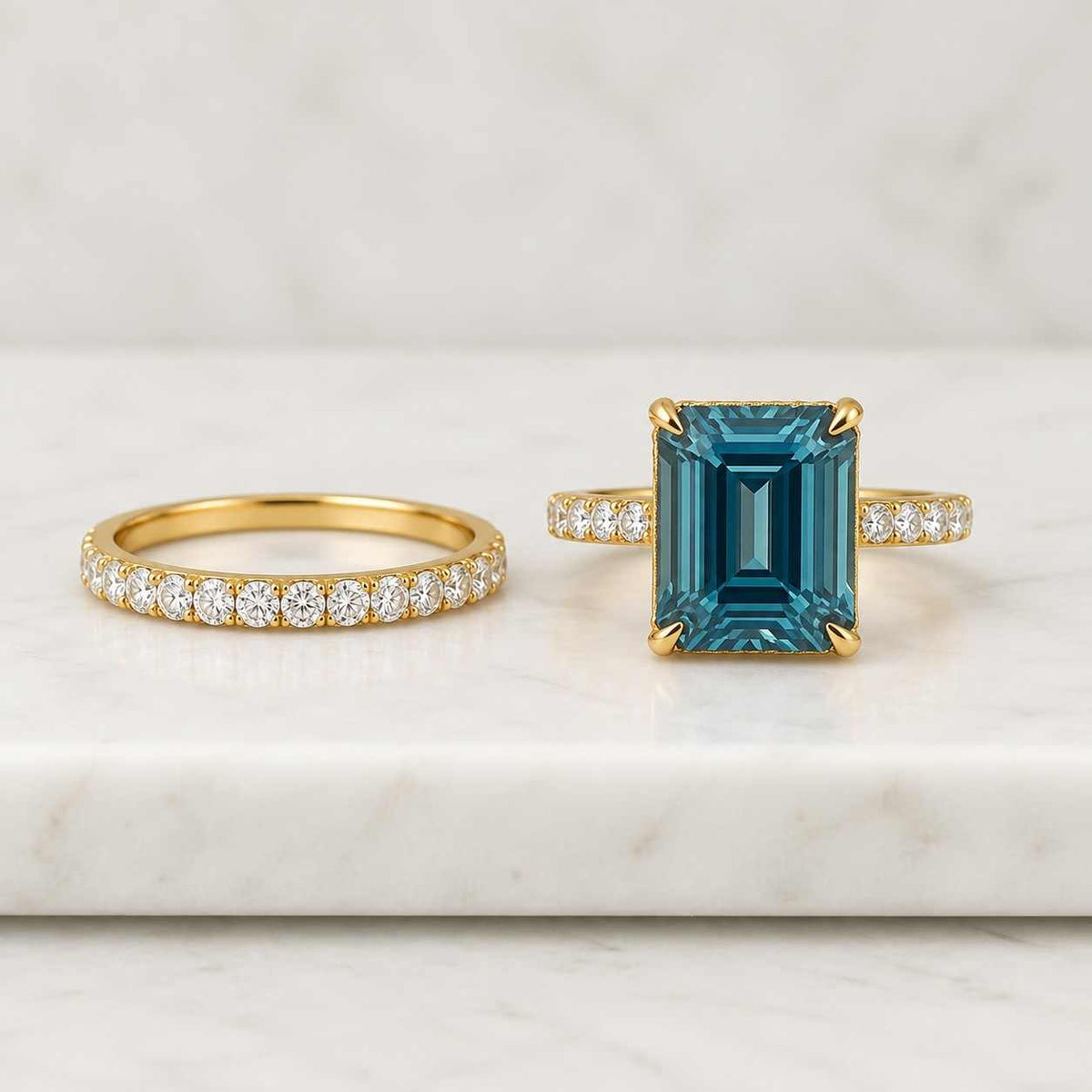 radiant cut e, vvs2 igi certified ring engagement ring lab grown diamond ring modern anniversary ring with baguette side stone perfect gift
