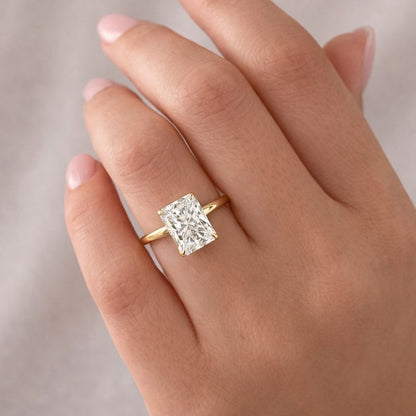 Radiant Cut Engagement Ring