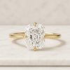 2.02 CT Radiant Cut HPHT Diamond Solitaire Engagement Ring