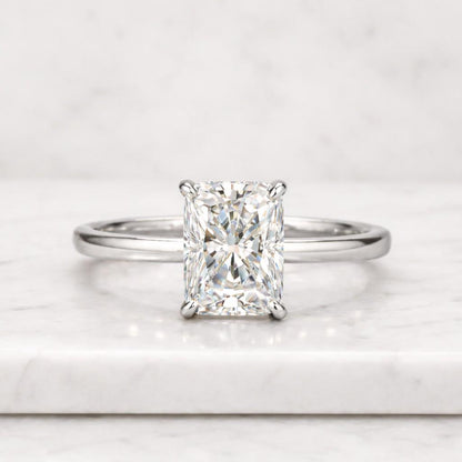 Radiant Cut Lab Grown Diamond Engagement Rings