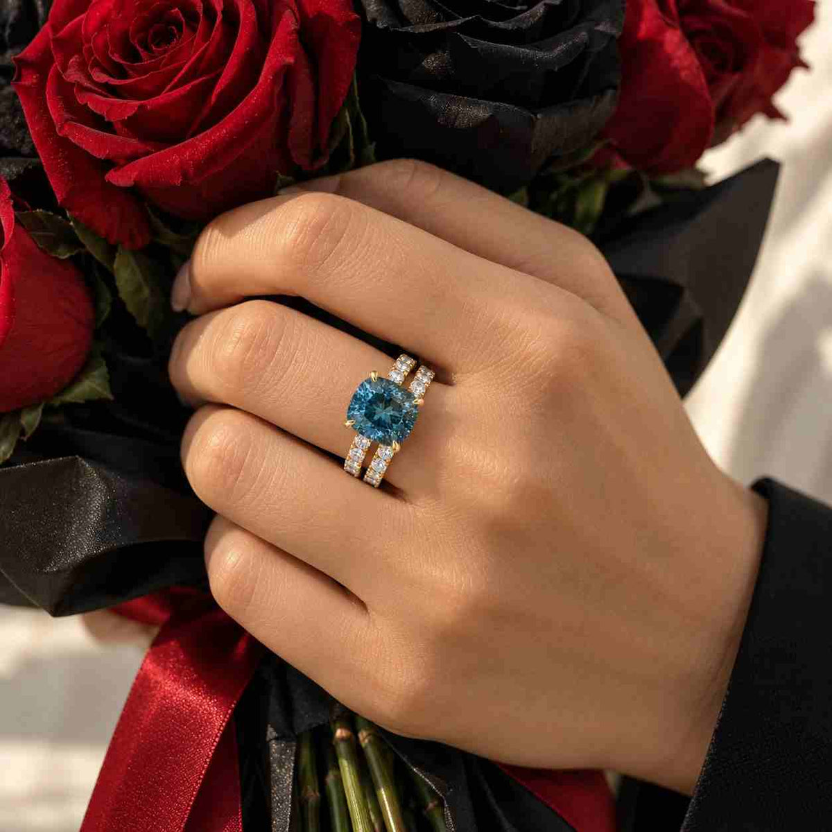 Radiant Cut Lab Grown Diamond Solitaire Ring, 14K Gold Engagement Ring For Her, Radiant Diamond East West Set Ring, Lab Diamond Ring For Her
