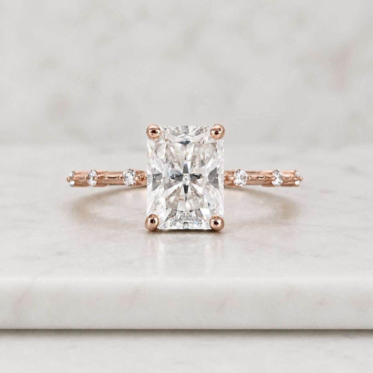 radiant cut solitaire wedding ring,promise ring for women,anniversary gifts