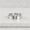 Lab Grown Diamond Couple Ring Set in Yellow Gold