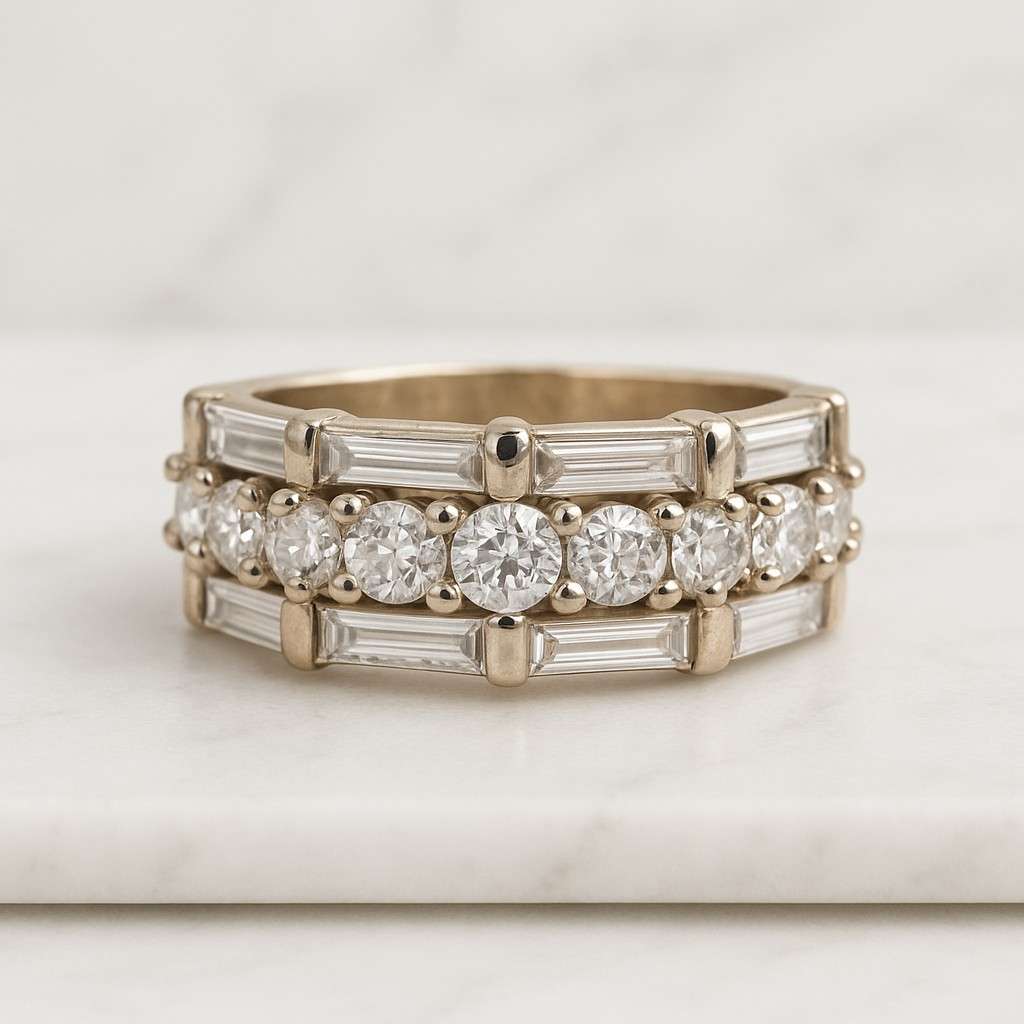 Raw Diamond Engagement Ring, Unique Engagement ring