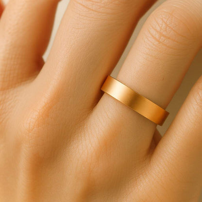 Infinity wedding band Band Solid 14K Gold Mens Wedding Ring Rustic Band Your Choice of Gold Color Mens Gold Ring