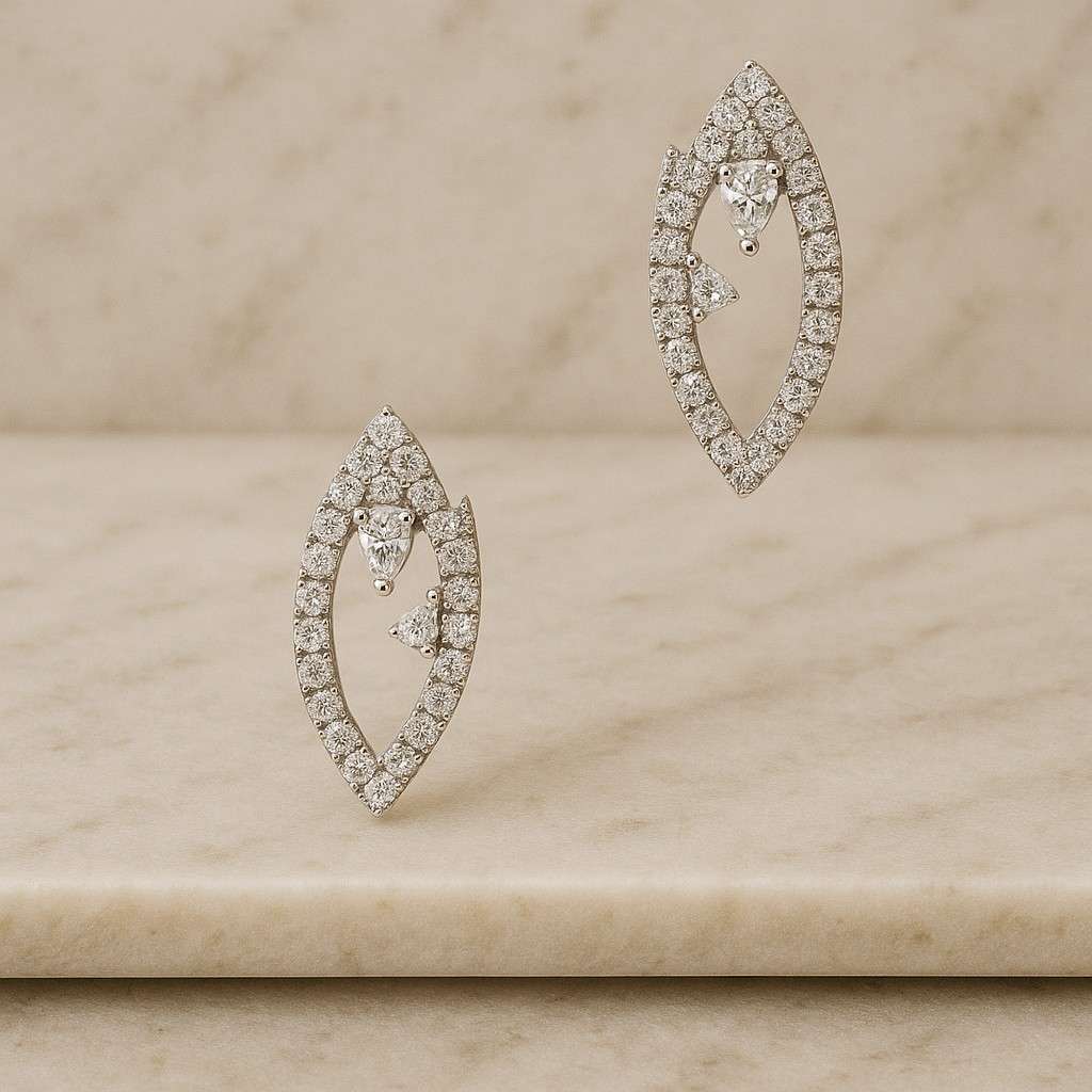 Real Lab Created Diamond Wedding Ring Full Eternity Ring Marquise & Round Diamond Band Unique Anniversary Ring for Wife Best Birthday Gift