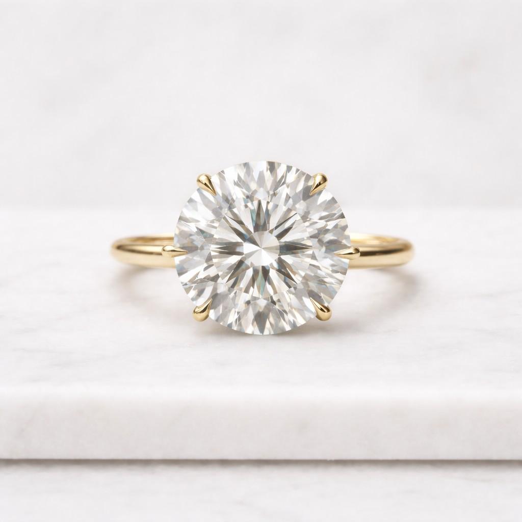 real lab diamond open cuff wedding ring