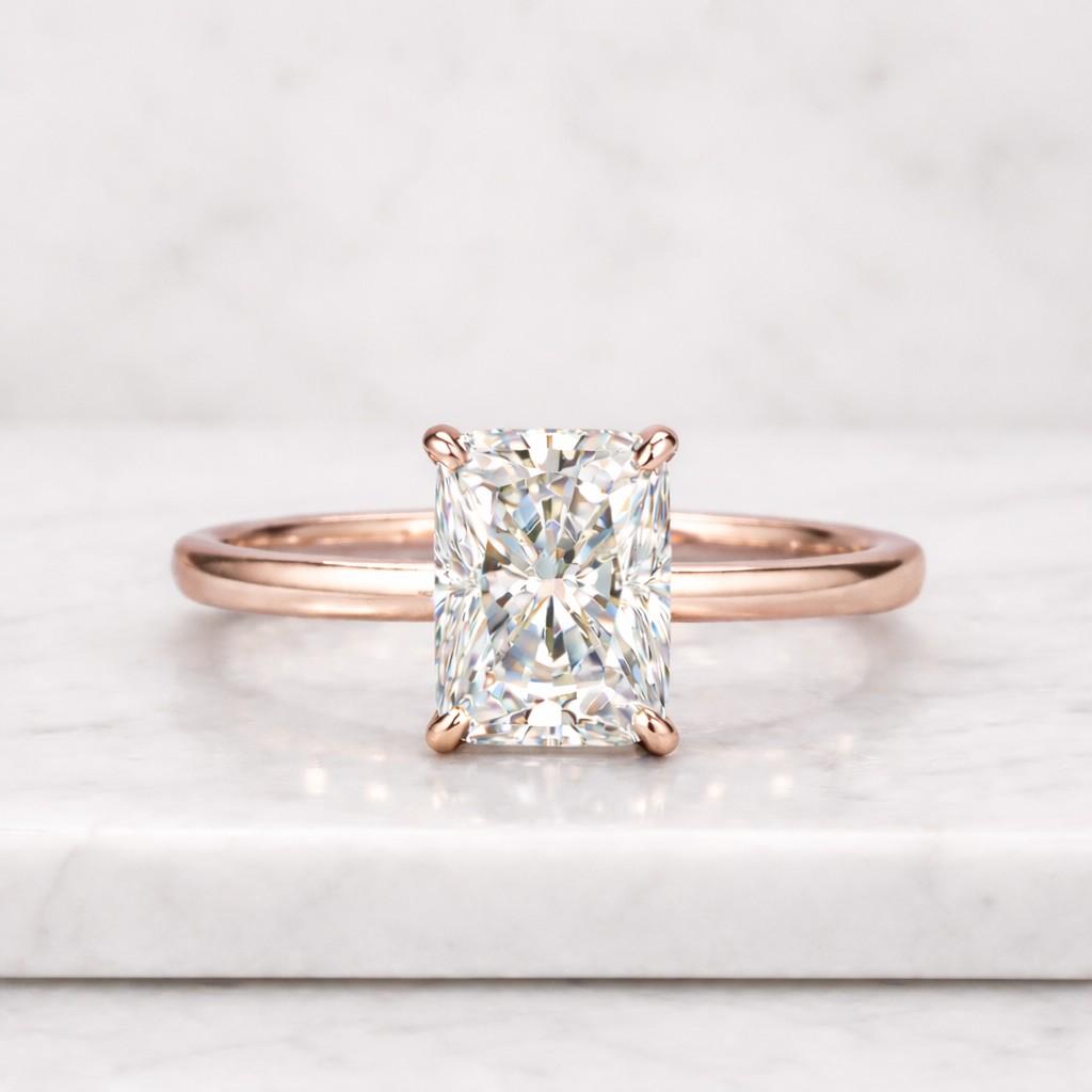 real lab grown diamond engagement ring igi certified diamond proposal ring