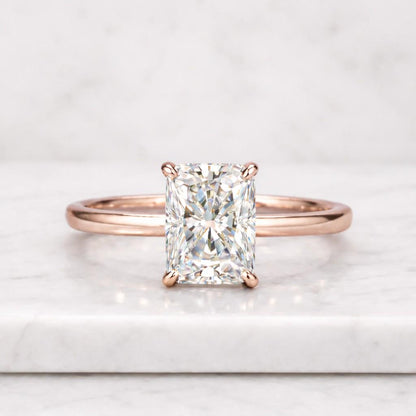 Real Lab Grown Diamond Engagement Ring IGI Certified Diamond Proposal Ring