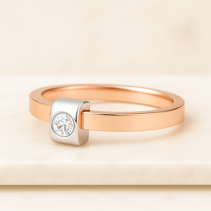 Real Lab Grown Diamond Full Eternity Ring Unique Stacking Engagement Band