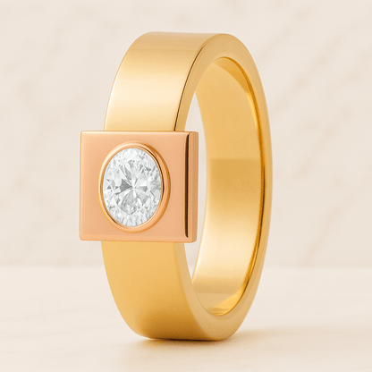 Large 4 Carat Oval Cut Moissanite Engagement Ring With Hidden Halo