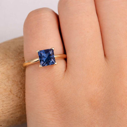 Ring for Women Gold Jewelry Bridal Ring Solitaire Ring