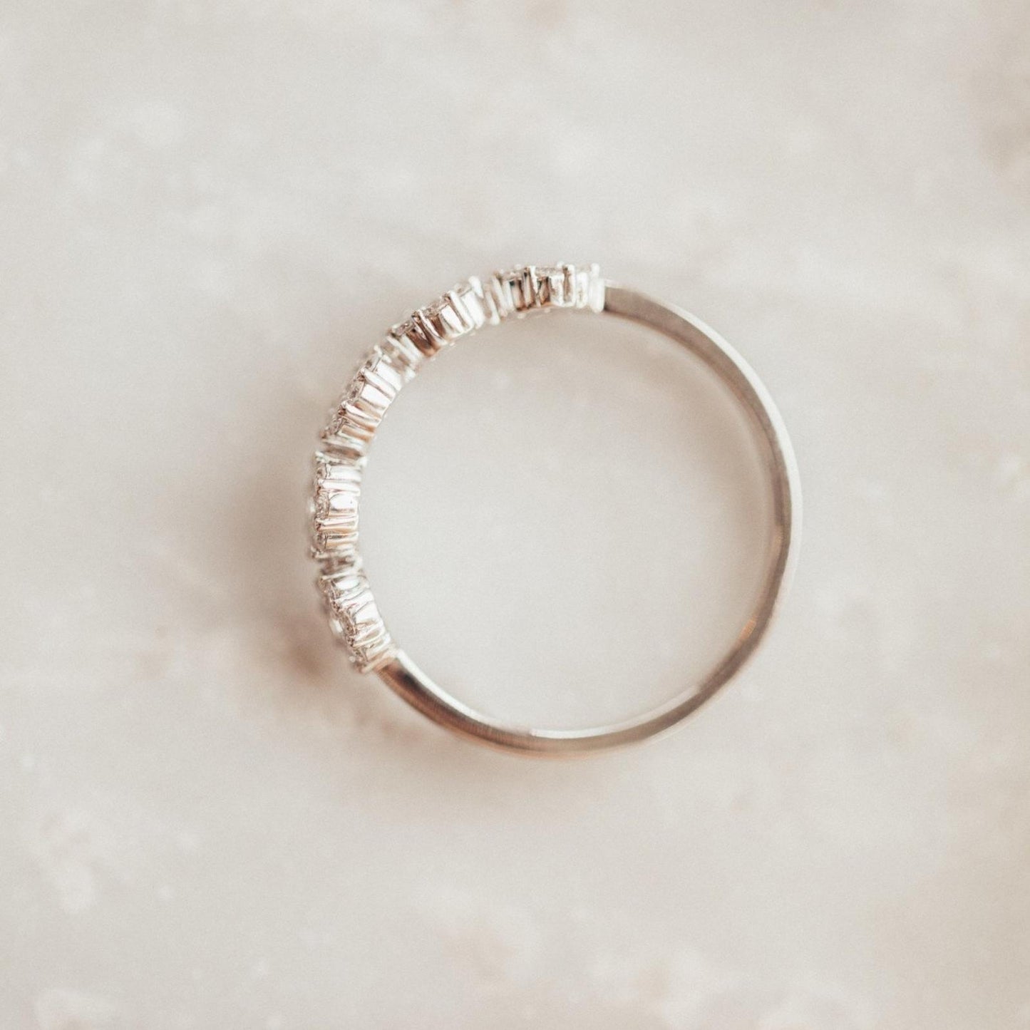 Rose Gold Ring- Promise Ring- Stacking Ring- Gift for Her