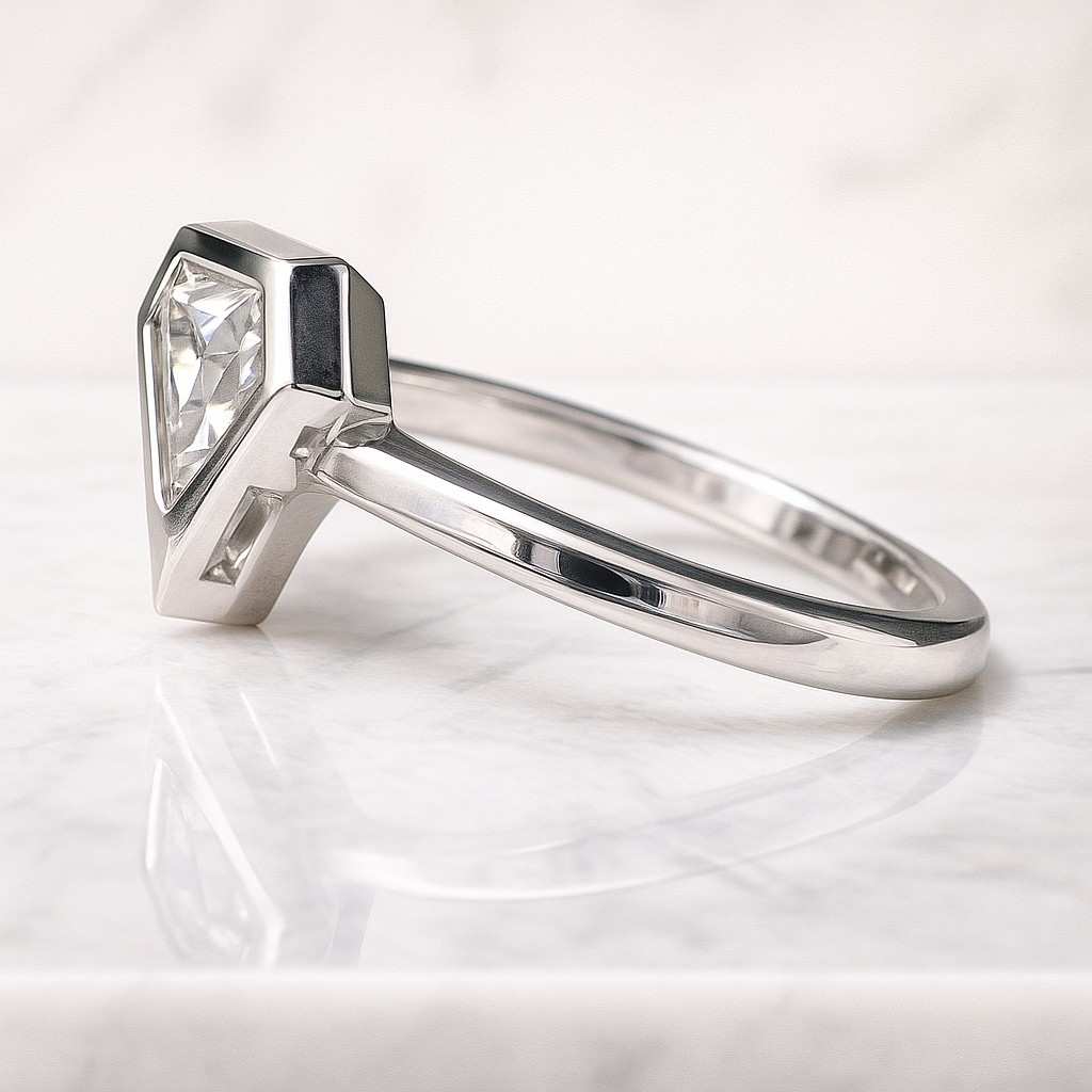 Rose cut Diamond Ring Engagement Ring Gift