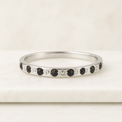 Round Brilliant Cut Lab Grown Diamond Band 14K Gold Lab Diamond Wedding Band