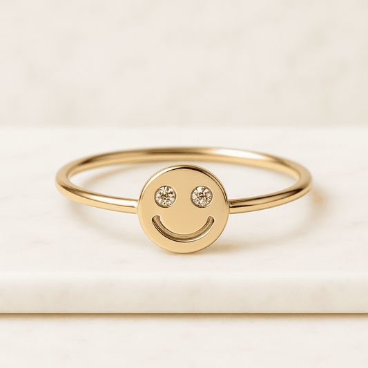 14k Gold Simulated Diamond Moissanite Ring Sterling Silver Round Prong Setting Ring