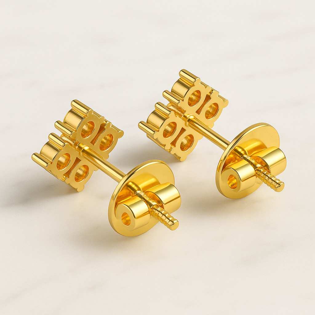 Round Cut Lab Grown Diamond Engagement Ring Flower Tulip Prong Promise Ring 14K Solid Gold Ring Hidden Halo Diamond Ring Gifts For Women