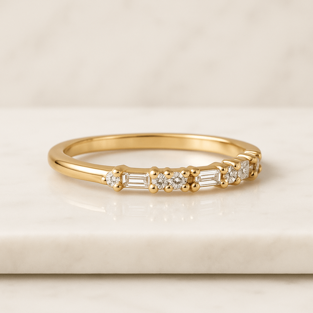 Engagement Ring Womens Cuff Stacking Ring Pave Minimalist Open Anniversary Ring Gift