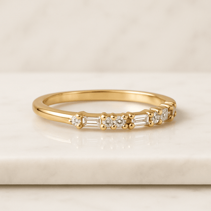 Engagement Ring Womens Cuff Stacking Ring Pave Minimalist Open Anniversary Ring Gift