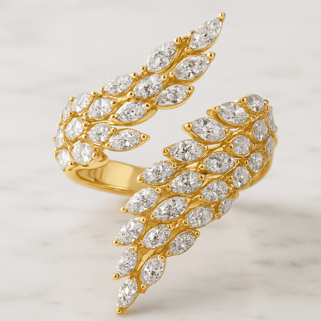 Round Cut Colourless Moissanite Engagement Ring Split Shank Ring 14K Solid White Gold Hidden Halo Ring Brilliant Cut Moissanite Ring