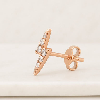 Round Small Diamond Stud Diamond Earrings for Her Genuine Lab Grown Diamond Stud for Her Bridal Earrings for Gift Everyday Ear Stud