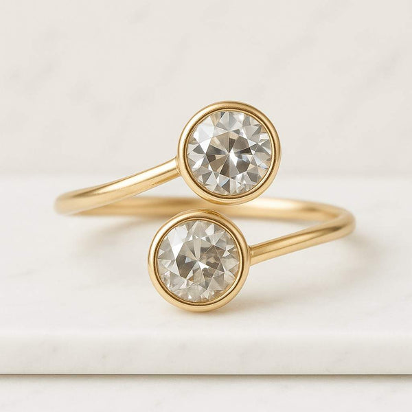 Round Brilliant Cut Diamond Wedding Ring Eternity Ring Bezel Set Hand Made Diamond Wedding Band