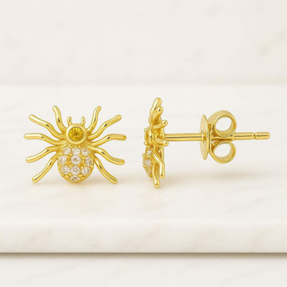 Round Brilliant Cut Studs, 14k Solid Gold Diamond Studs, Diamond Studs For Women