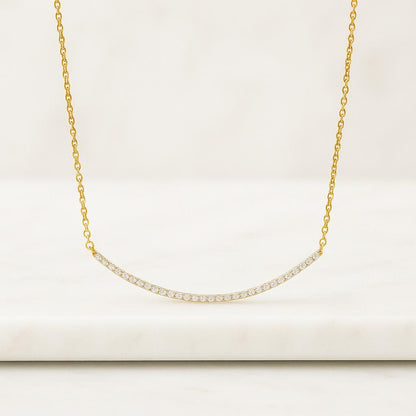 Round Brilliant Diamond Necklace IGI Certified 18K Gold  Unisex Luxury Tennis Necklace  Fine Jewelry Gift