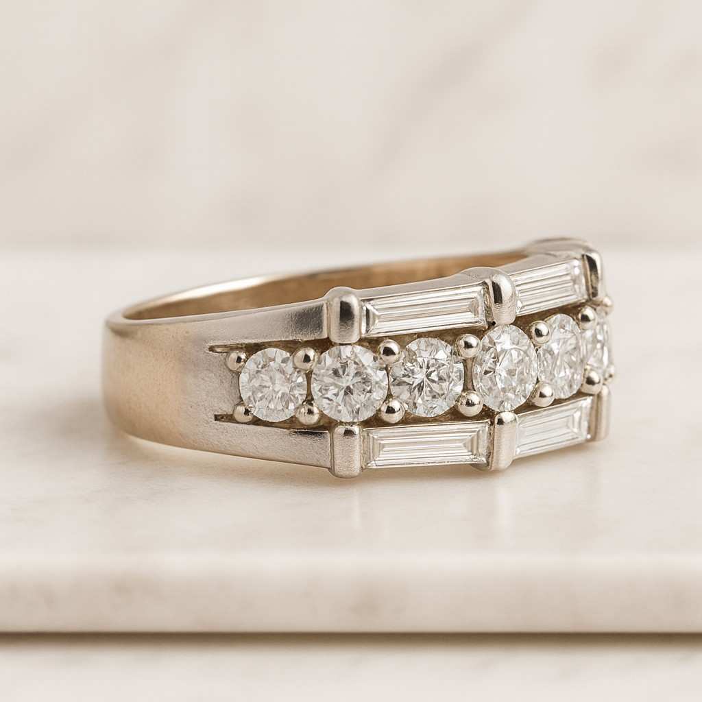 Round Brilliant Diamond Promise Ring for Her Lab Grown Diamond Engagement Ring Solitaire Ring for Women