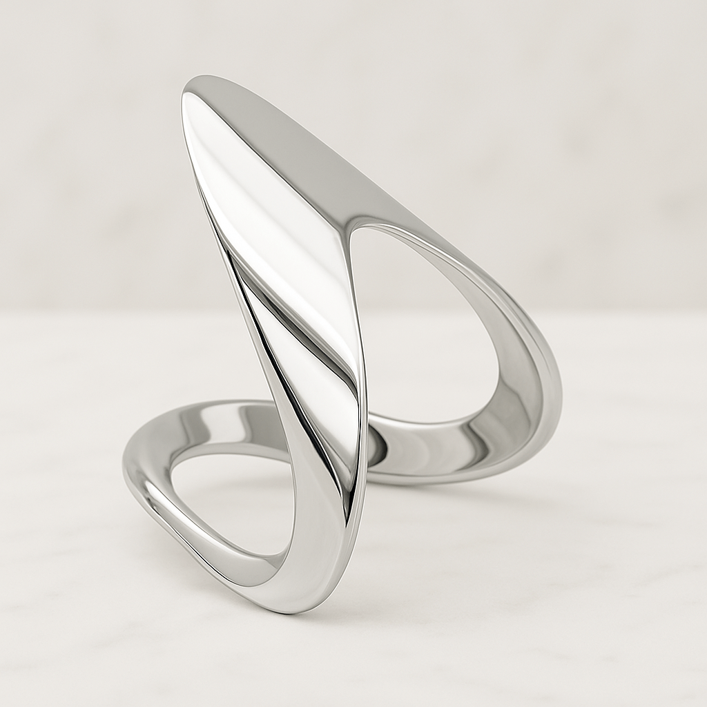 Round Cut Colorless Moissanite Wedding Ring Diamond Sea Waves Ring Dainty Ocean Wave Beach Ring 14K Solid Yellow Gold Anniversary Ring