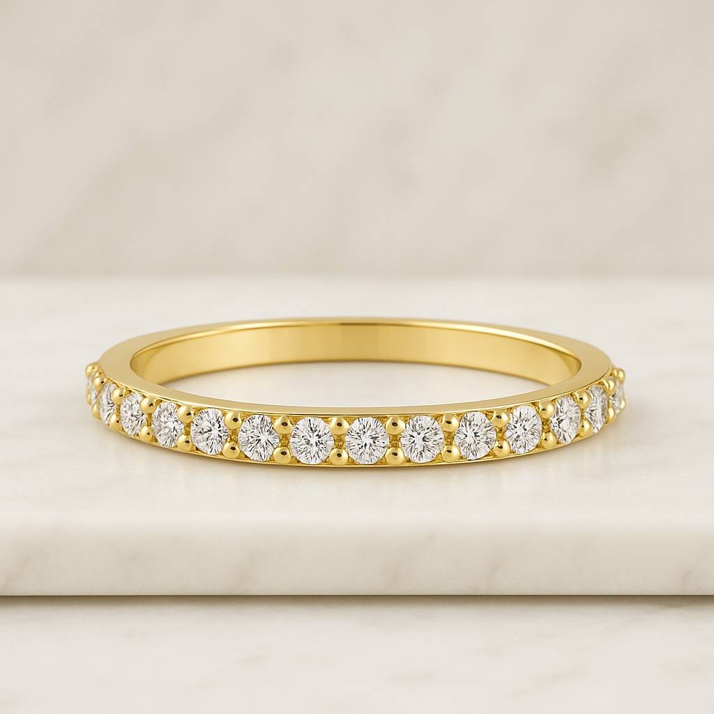 round cut diamond cz wedding band triple row channel pave full eternity stackable ring elegant round brilliant cut moissanite full eternity anniversary gift ring