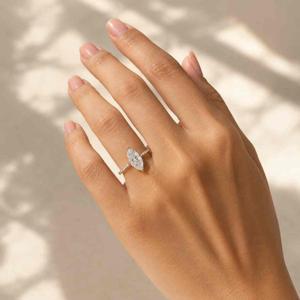 Round Cut Diamond IGI Certified Lab Grown Diamond Engagement Ring Lab Diamond Ring  Round Diamond Ring
