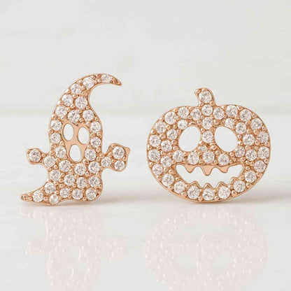 Round Cut Lab Diamond Cluster Fan Earrings, Modern Fan Style Statement Earring