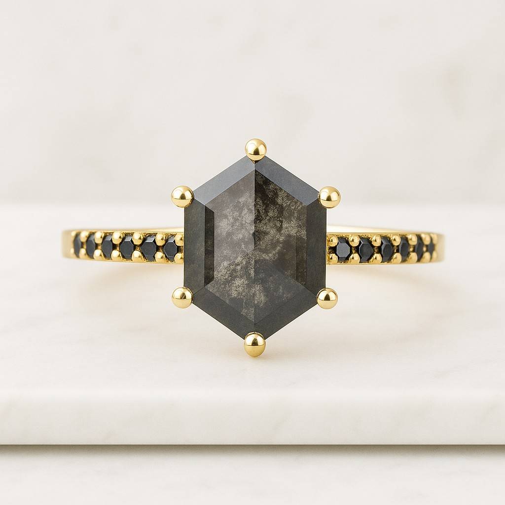 Round Cut Lab Grown Diamond Anniversary Band 18K Yellow Gold Half Eternity Matching Band Simple Minimalist Wedding Ring Proposal Ring