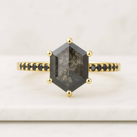 Round Cut Lab Grown Diamond Anniversary Band 18K Yellow Gold Half Eternity Matching Band Simple Minimalist Wedding Ring Proposal Ring