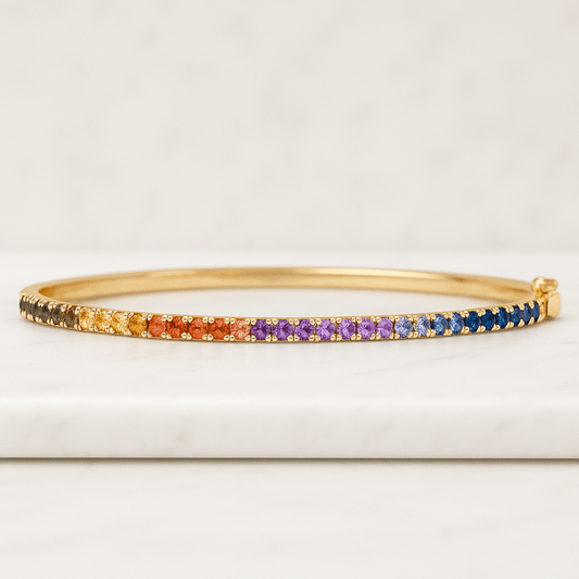 14K Solid Gold Stackable Band, Lab Diamond Band For Wedding Gift