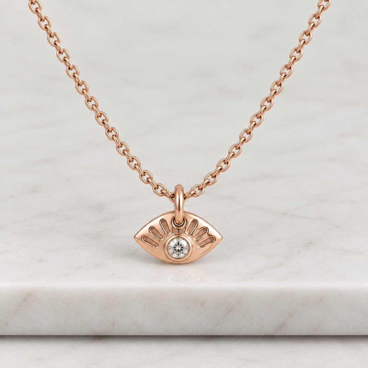 round cut lab grown diamond evil eye pendant/ diamond charm pendant/ 14k gold cluster jewelry/ custom pendant for anniversary gifts
