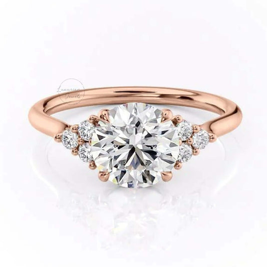  Round Cut Lab Grown Diamond Ring