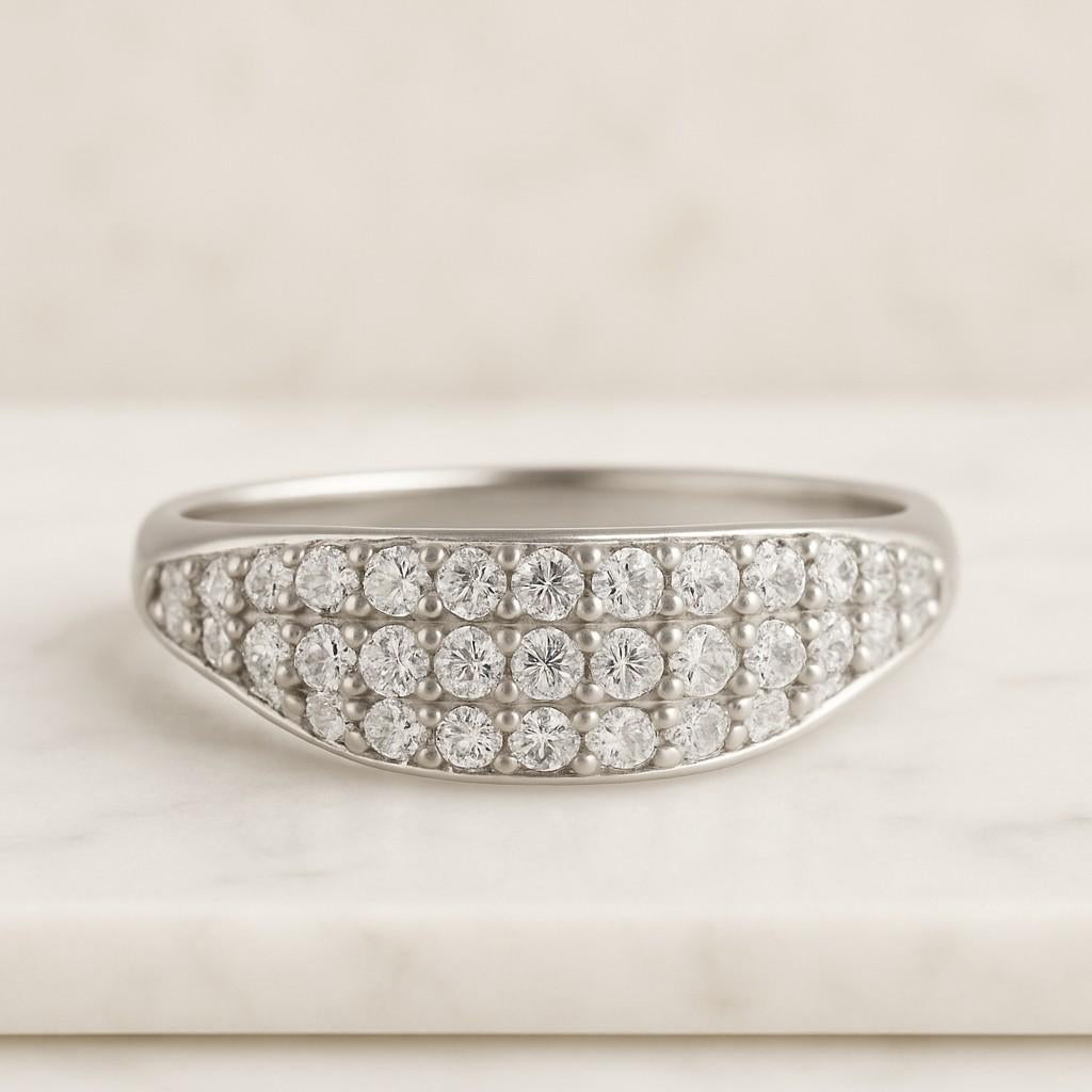 Round Cut Lab Grown Diamond Solitaire Ring 1 to 3 CT Lab Diamond Engagement Ring 6 Prong Set Round Diamond Wedding Ring Anniversary Gifts