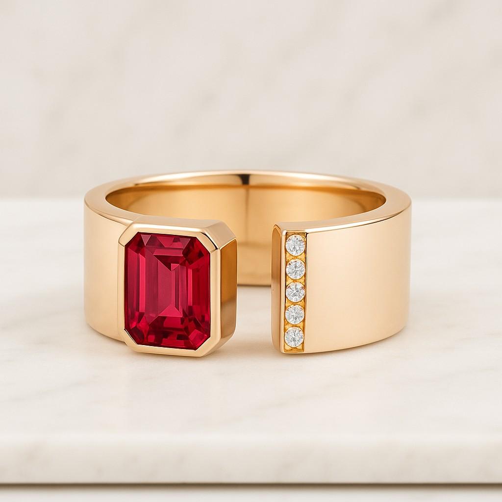 Round Cut Moissanite Statement Proposal Ring Cathedral Bridge Accent Set Hidden Halo Pave Set Stackable Bridal Ring Elegant Ring Design