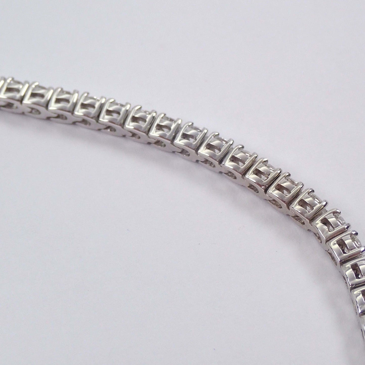 Round Cut Moissanite Tennis Bracelet All Sizes For Father